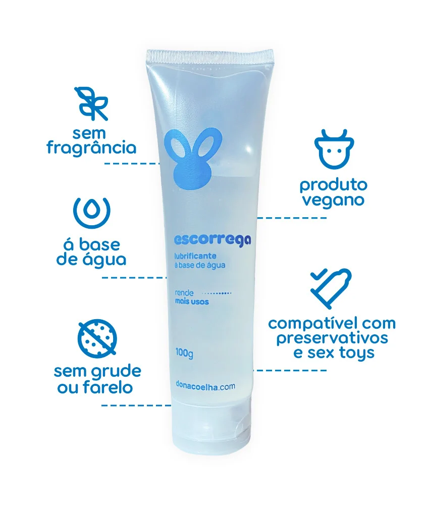 Alternative view of Kit 3 Lubrificantes Dona Coelha Escorrega 300g