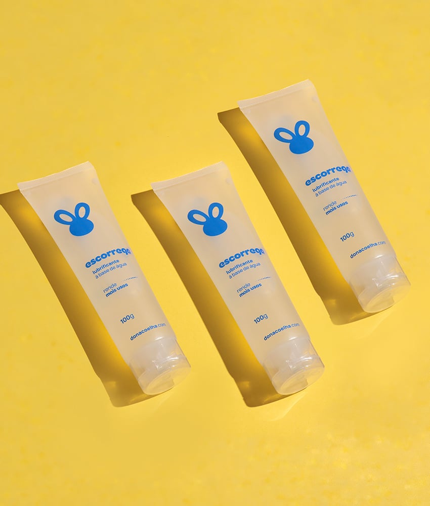 Kit 3 Lubrificantes Dona Coelha Escorrega 300g