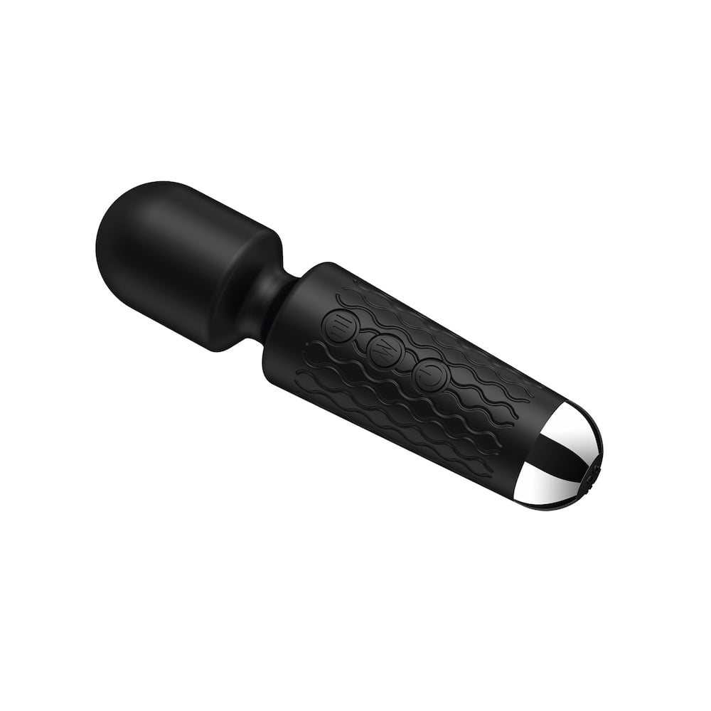 Varinha de vibração compacta com 20 modos de vibração, ideal para prazer pessoal.