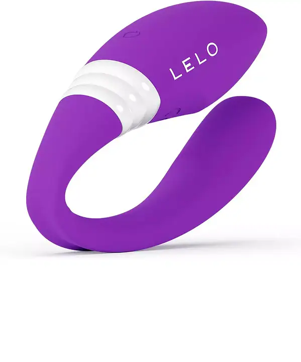 Brinquedo erótico feminino Lelo em roxo, com design ergonômico e silencioso.
