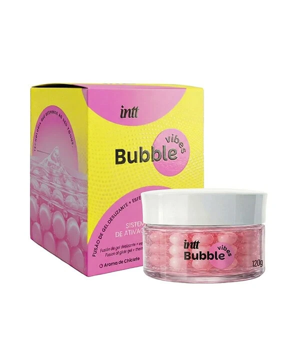 Gel deslizante com esferas sensoriais Bubble Vibes 3 em 1.