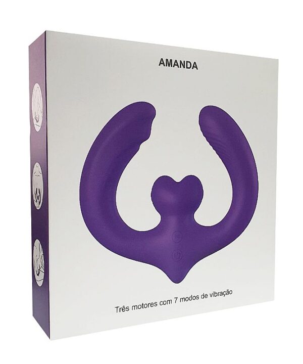 Vibrador de Ponto G e Clitóris Trelelê