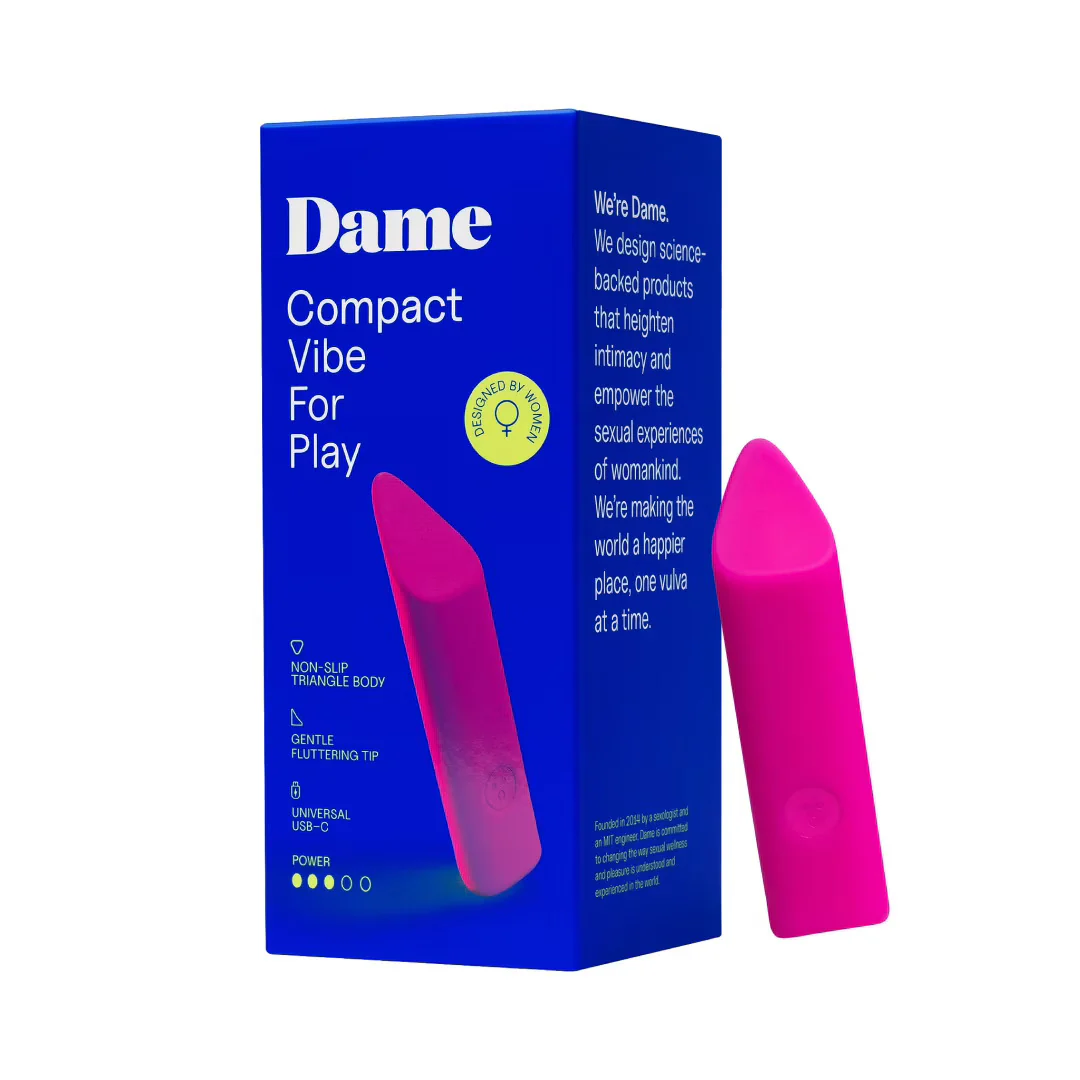 Vibrador rosa compacto com design ergonômico, ideal para prazer feminino e estimulação íntima.