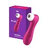Satisfyer Pro 2 Intt Rosa com embalagem roxa ao fundo.