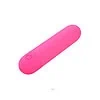 Vibrador Bullet rosa com 10 modos de vibração, compacto e discreto.