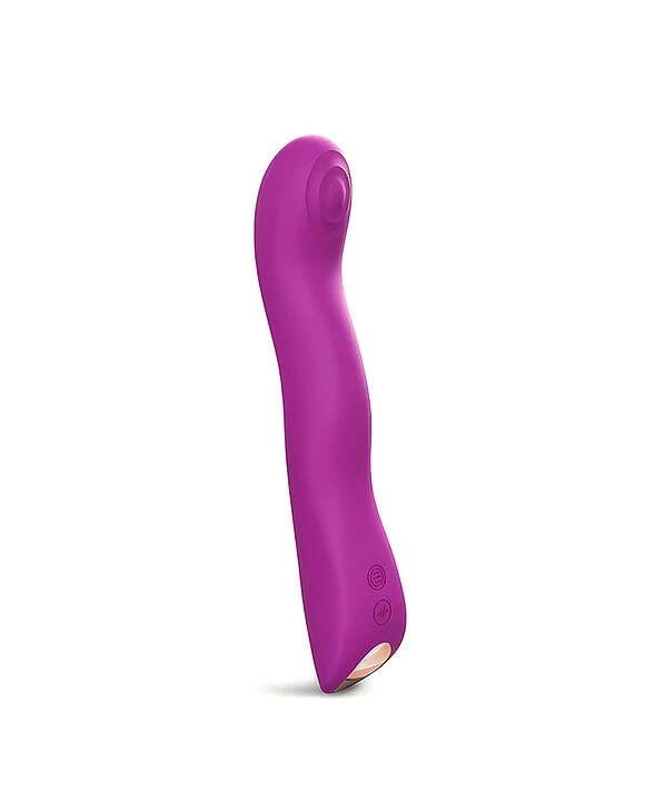 Vibrador rosa para estimulação íntima, produto de alta qualidade Dona Coelha.