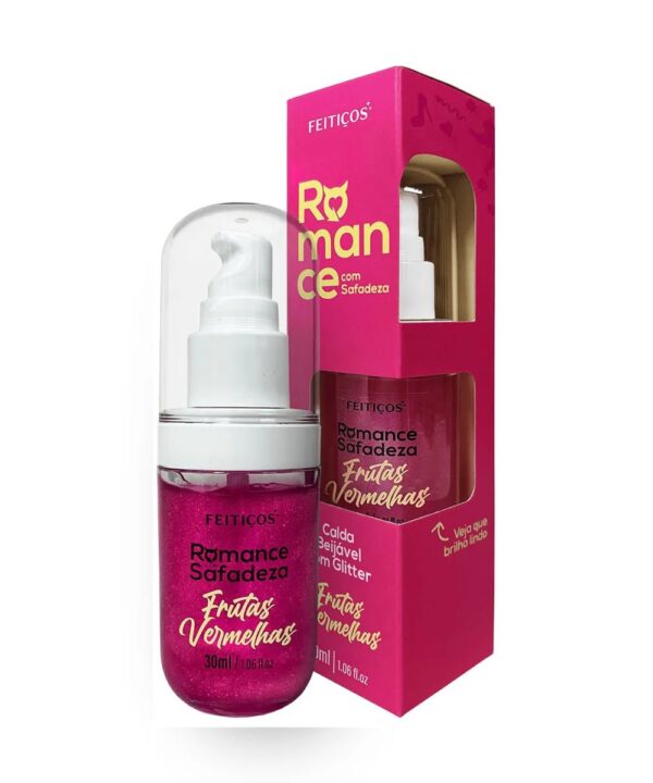 Calda Beijável Romance com Safadeza - Frutas Vermelhas - 30ml