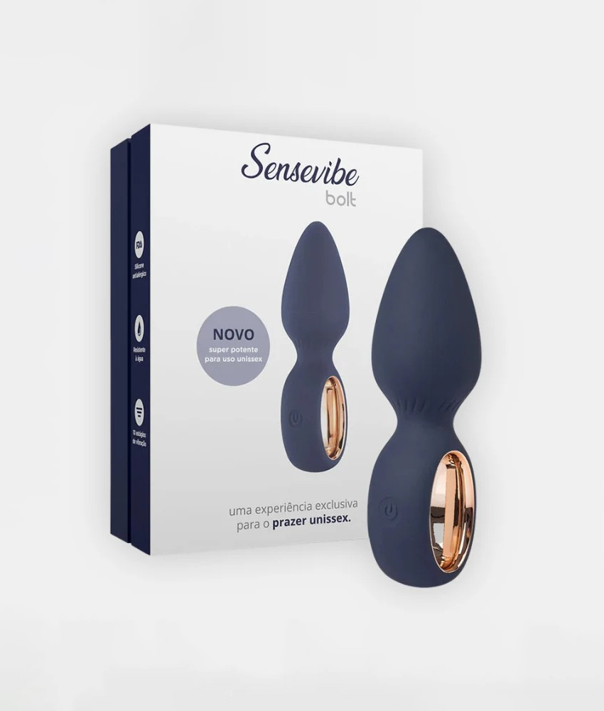 Plug Anal Vibratório Recarregável - Sensevibe Bolt