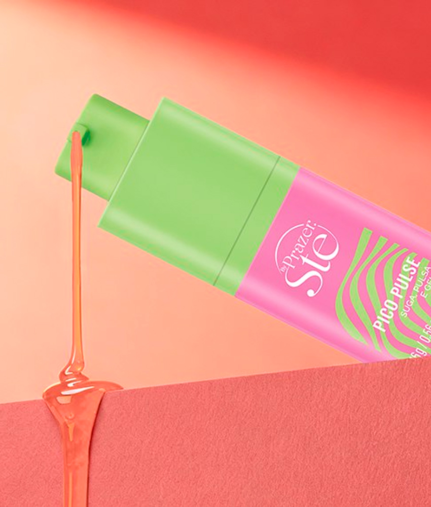 Gel Pico Pulse Melancia de Dona Coelha, sabor refrescante e vibrante.