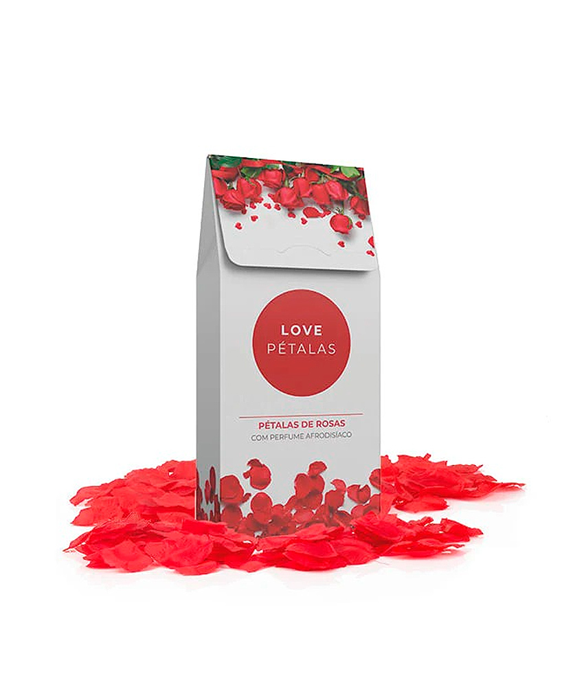 Love Pétalas de Rosa Vermelha Perfumada
