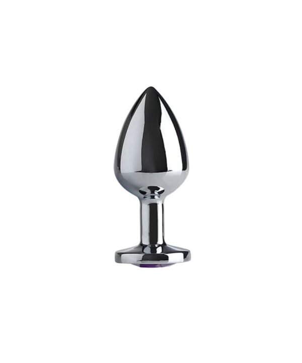 Alternative view of Plug Anal Metal Butt Cromado - Pequeno