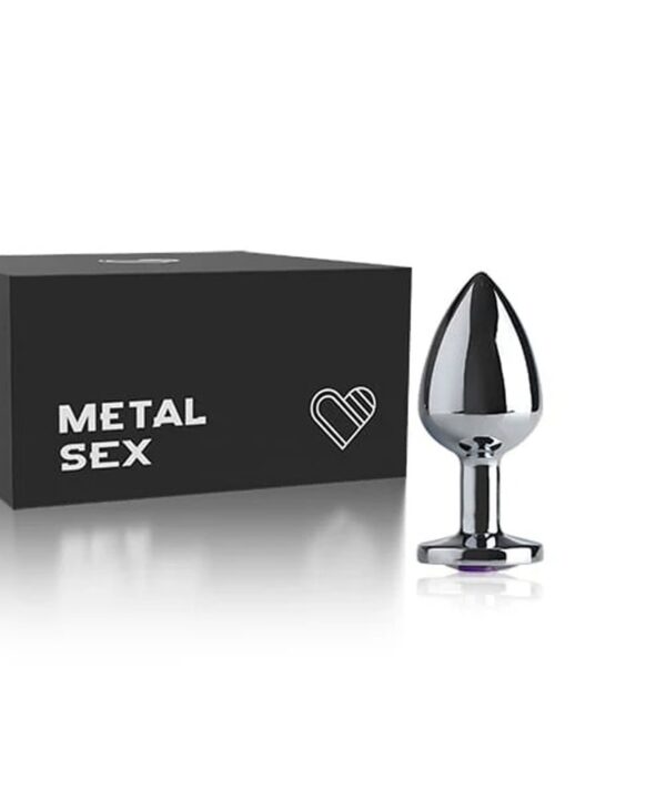 Plug Anal Metal Butt Cromado - Pequeno