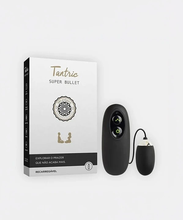 Vibrador e estimulador Super Bullet Tantric para prazer intenso.