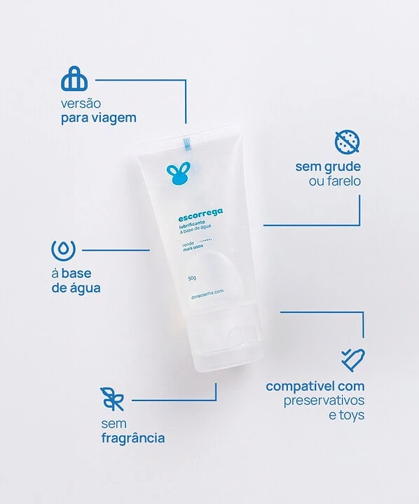 Alternative view of Dona Coelha Escorrega 50g – Gel Lubrificante à base de água