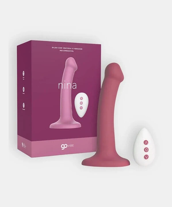 Alternative view of Dildo e Vibrador Recarregável Go Vibe Nina