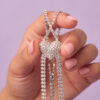 Sutiã de Strass Prateado — Brilho para looks e intimidade - Imagem 3