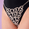Conjunto de Strass Prateado  — Lingerie com brilho e caimento perfeito - Imagem 4