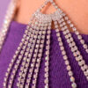 Sutiã de Strass Prateado — Lingerie com brilho e caimento perfeito - Imagem 3
